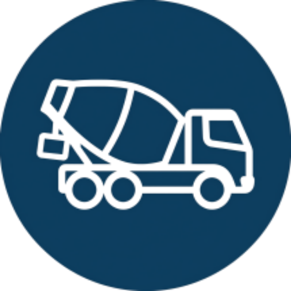 Cement Mixer Charging Icon