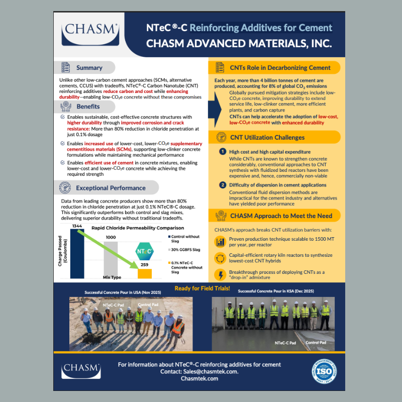 chasm cement brochure 2026